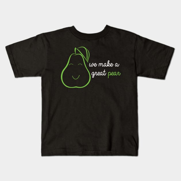 Great pear Kids T-Shirt by b34poison